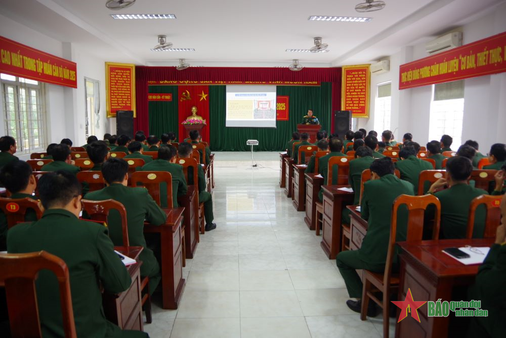 Cục Hậu cần - Kỹ thuật Quân khu 4: Tập huấn cán bộ năm 2025